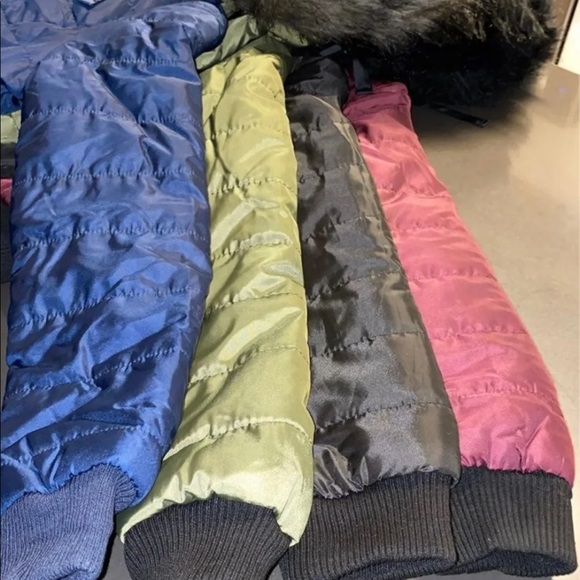 New J2 by Jou Jou Blue Hooded Puffer Jacket - Picture 11 of 12